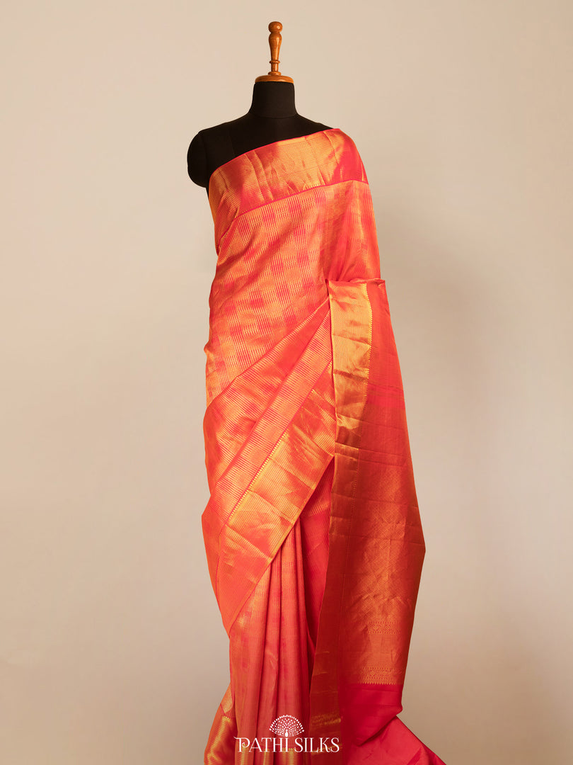 Pink Kanjivaram Silk Saree