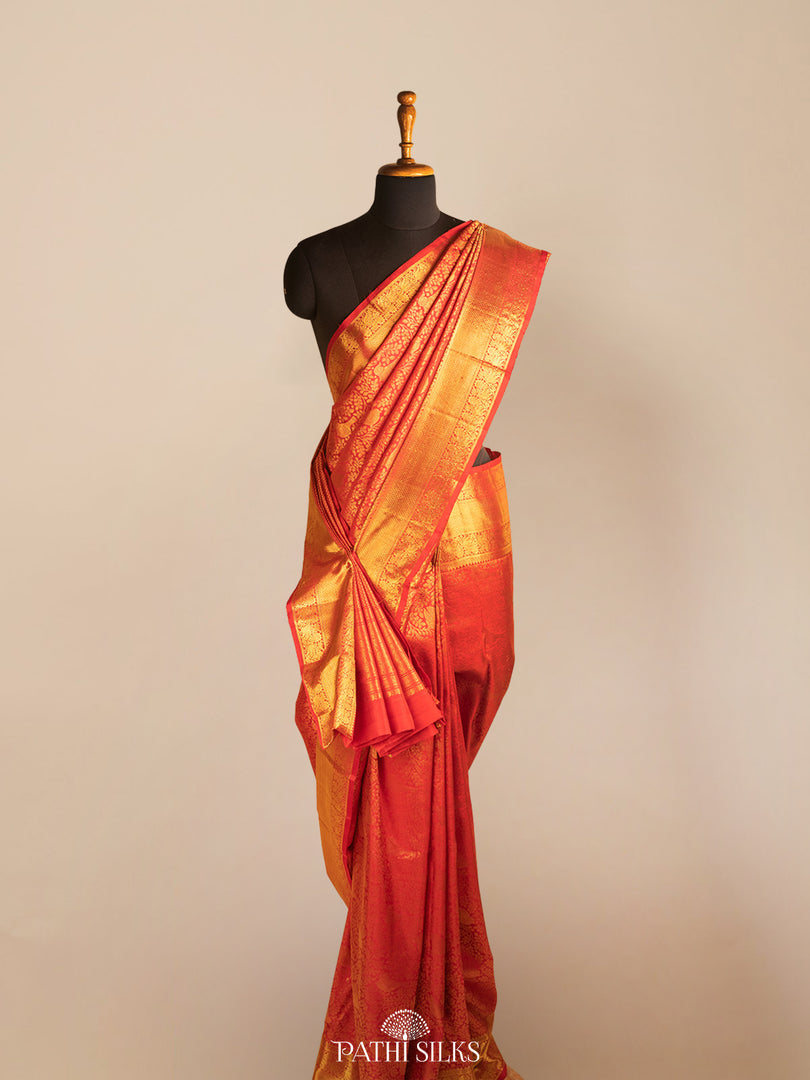 Red Kanjivaram Silk Saree