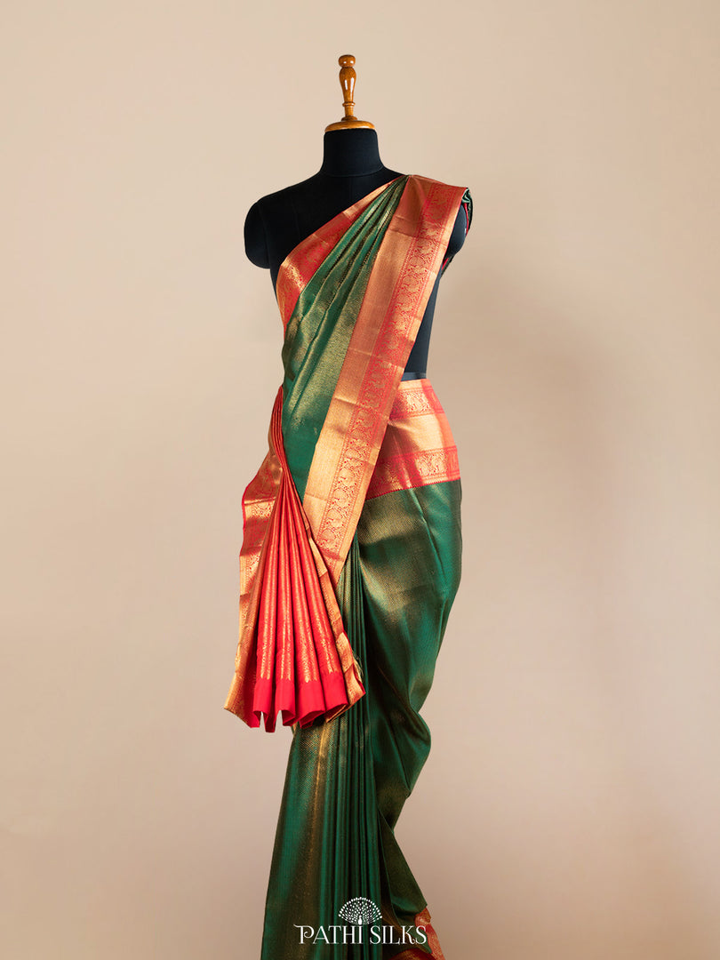 Green Kanjivaram Silk Saree