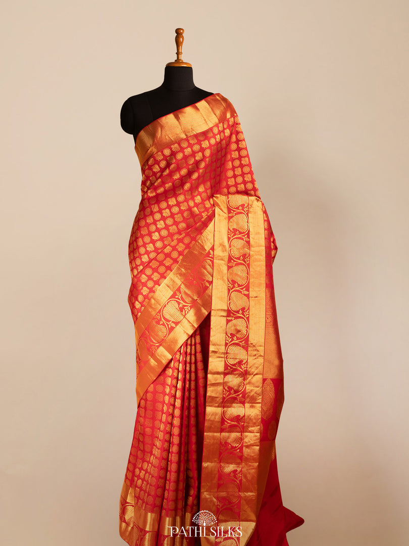 Red Kanjivaram Silk Saree