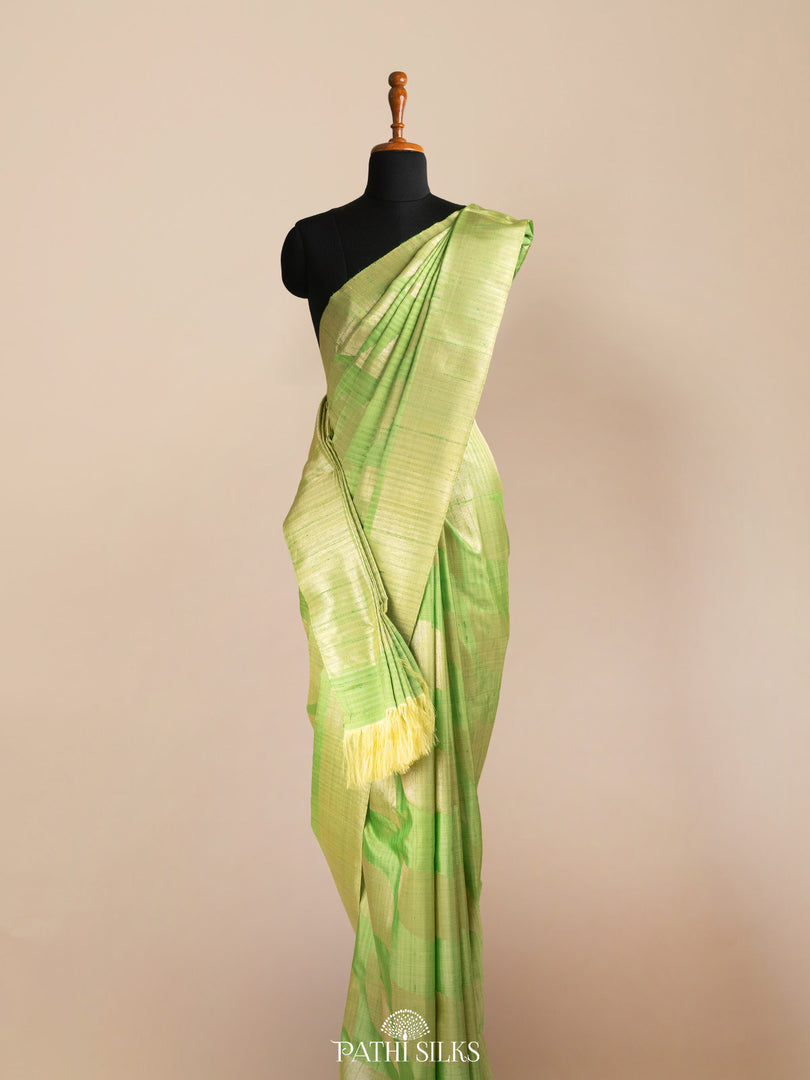Green Kanjivaram silk saree