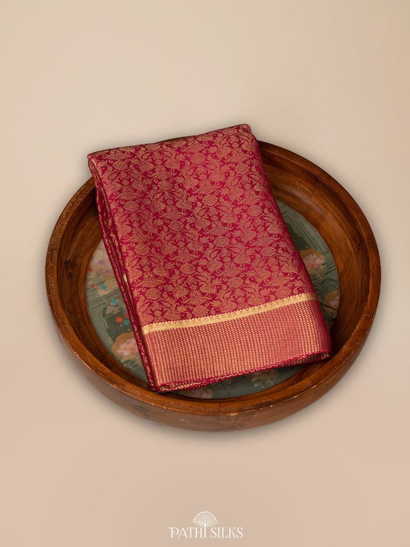 Rani Pink Georgette saree