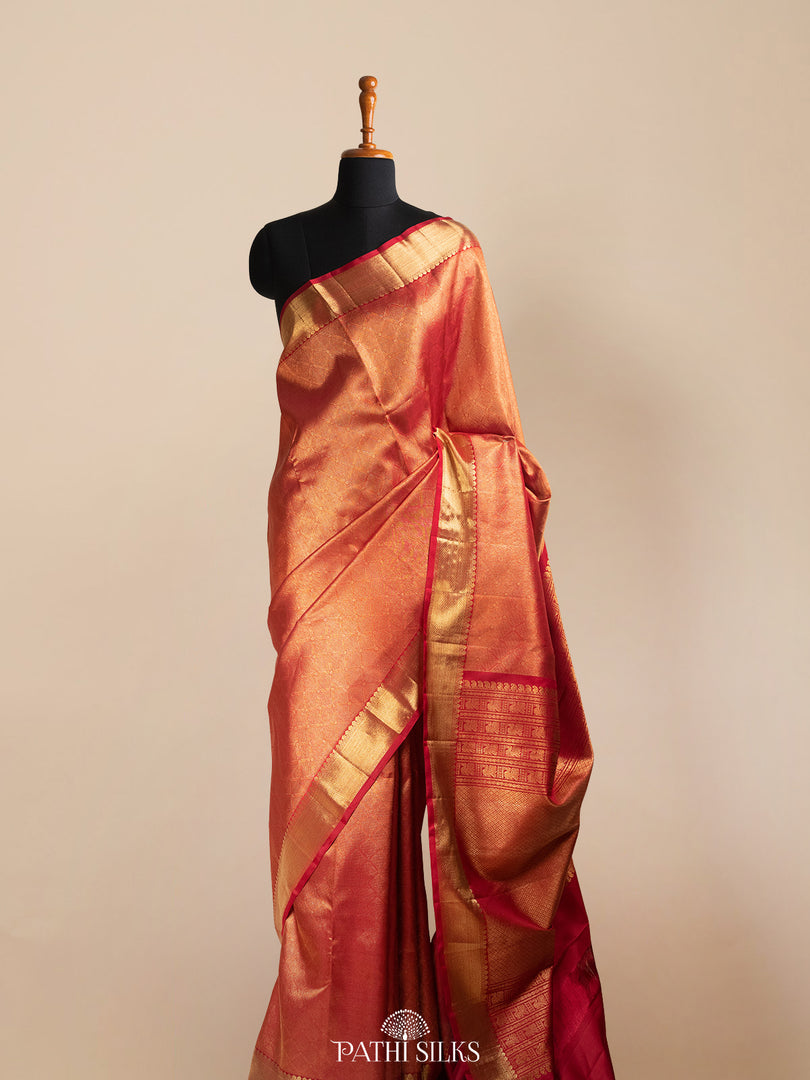 Red Kanjivaram Silk Saree