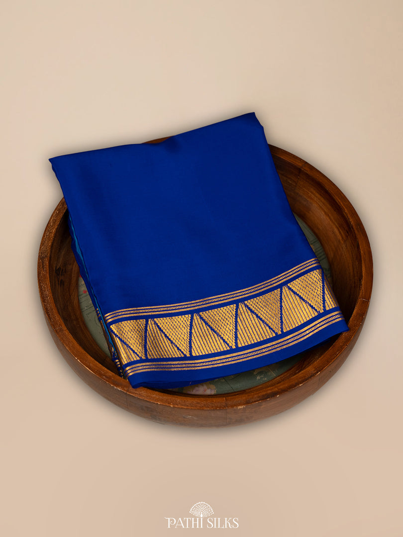 Double colour Mysore Crepe saree