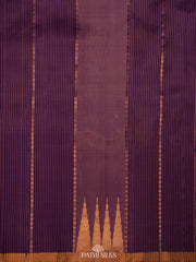 Purple colour Soft Silk saree