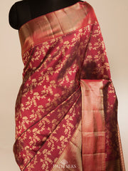 Pink Kanjivaram Silk Saree
