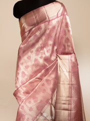 Lilac Kanjivaram Silk Saree