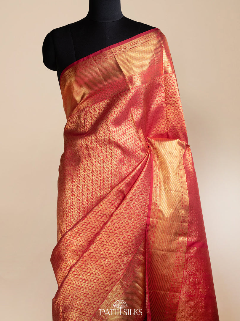 Red Kanjivaram Silk Saree