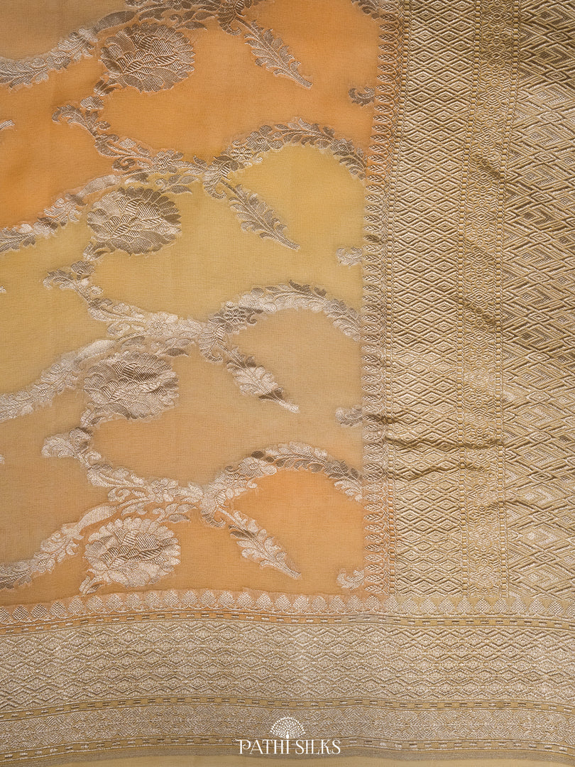 Pastel Rangkat Georgette saree