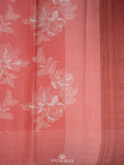 Mauve Pink organza saree