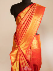 Red Kanjivaram Silk Saree