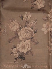 Handwoven printed tussar