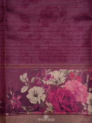 Handwoven printed tussar