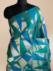 Off white Kora Kanjivaram Saree