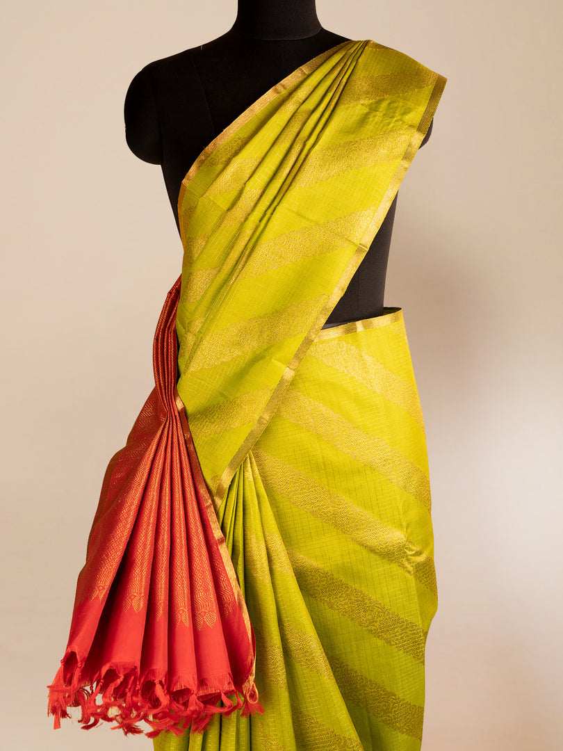 Green Kanjivaram Silk Saree