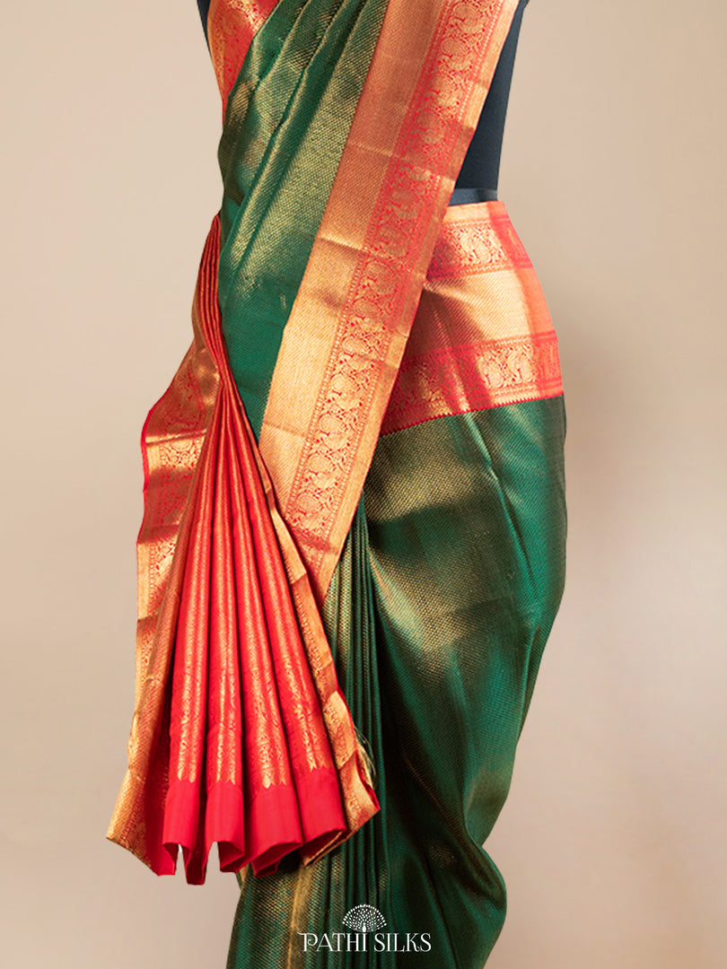 Green Kanjivaram Silk Saree