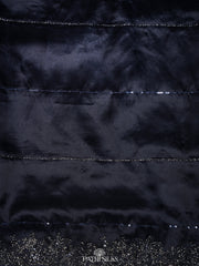 Navy Blue Orgnaza saree