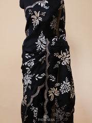 Black Organza saree