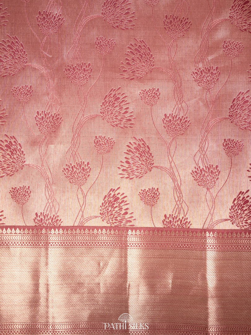 Lilac Kanjivaram Silk Saree
