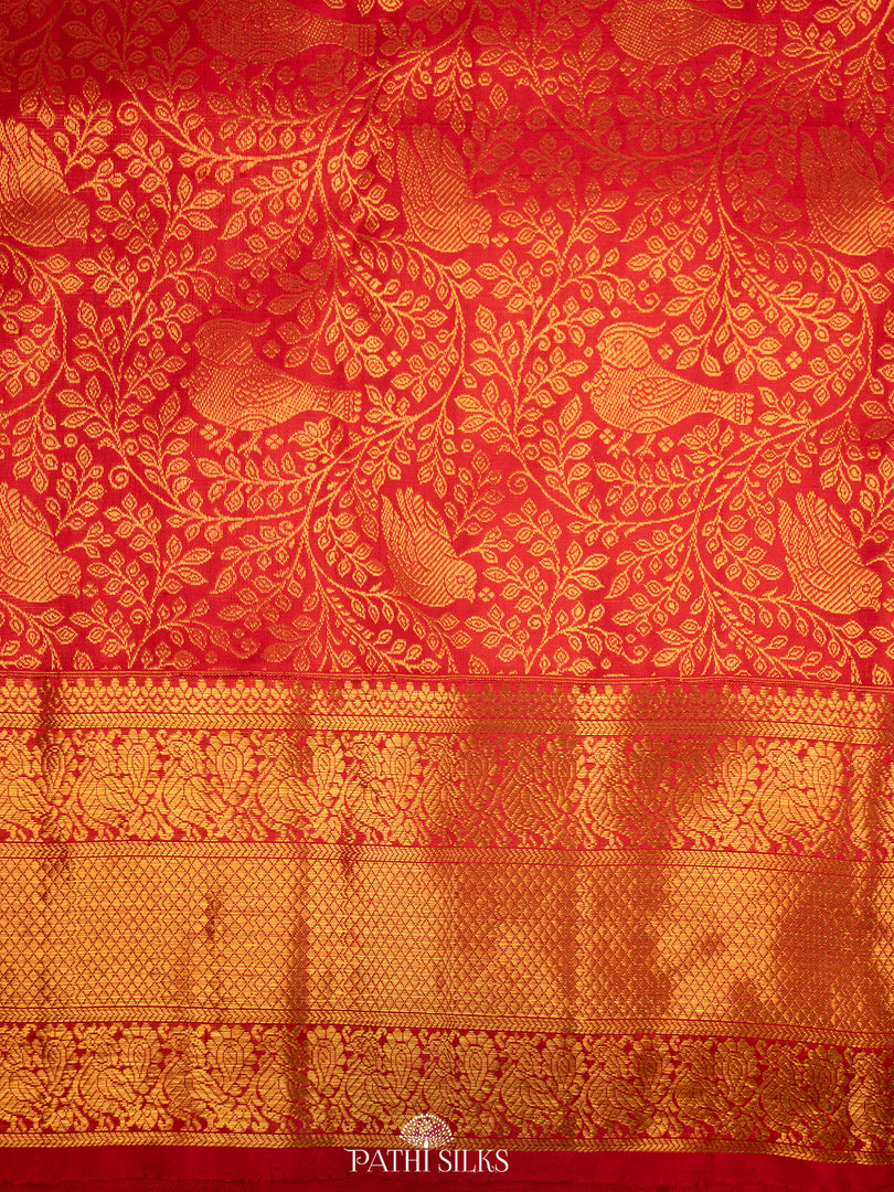 Red Kanjivaram Silk Saree