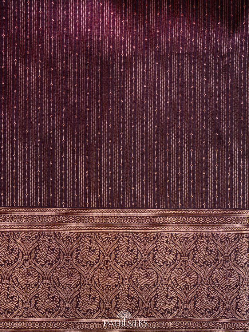 Purple Kanjivaram Silk Saree