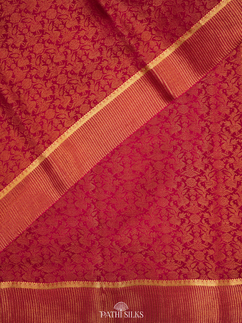 Rani Pink Georgette saree