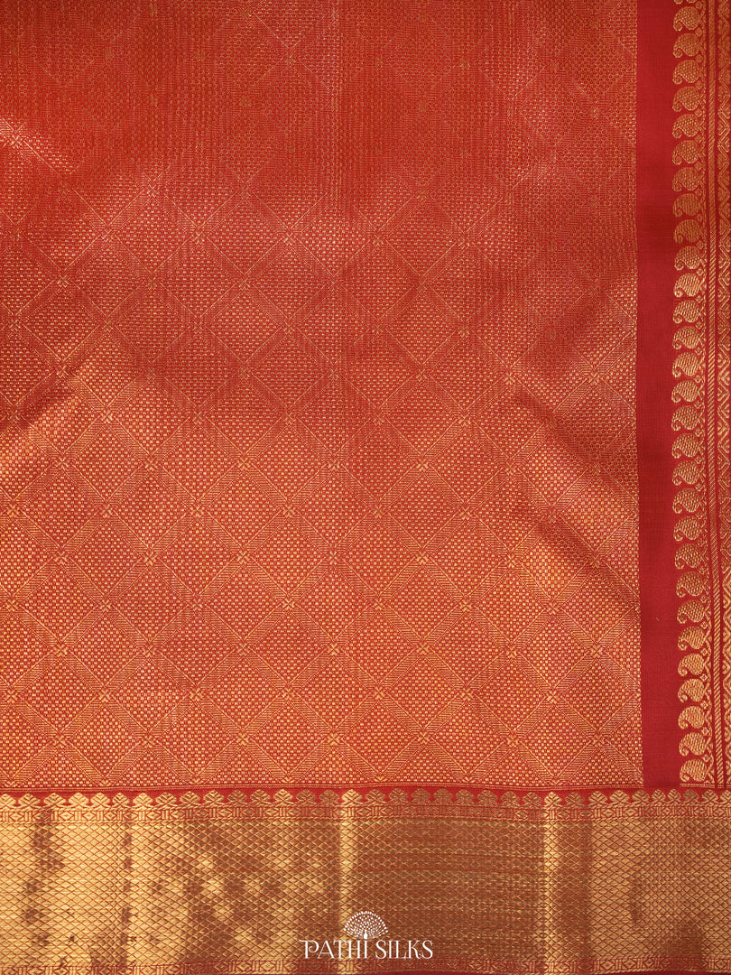 Red Kanjivaram Silk Saree