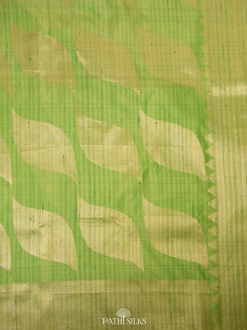 Green Kanjivaram silk saree
