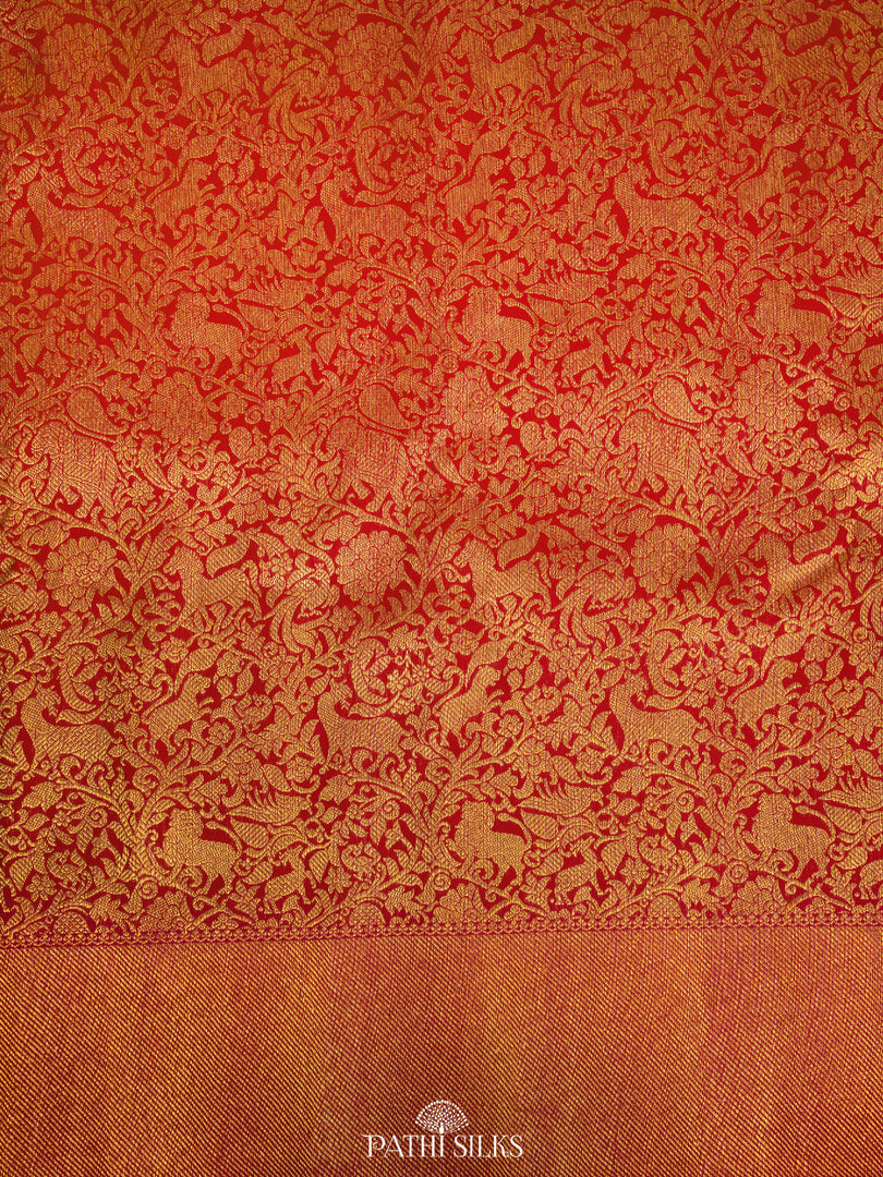 Pink Kanjivaram Silk Saree