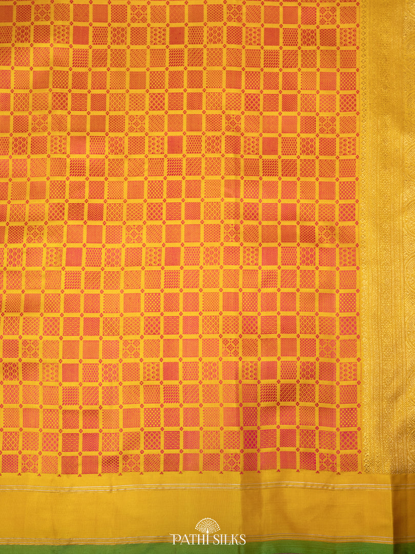 Multicolour Desinger kanjivaram silk saree