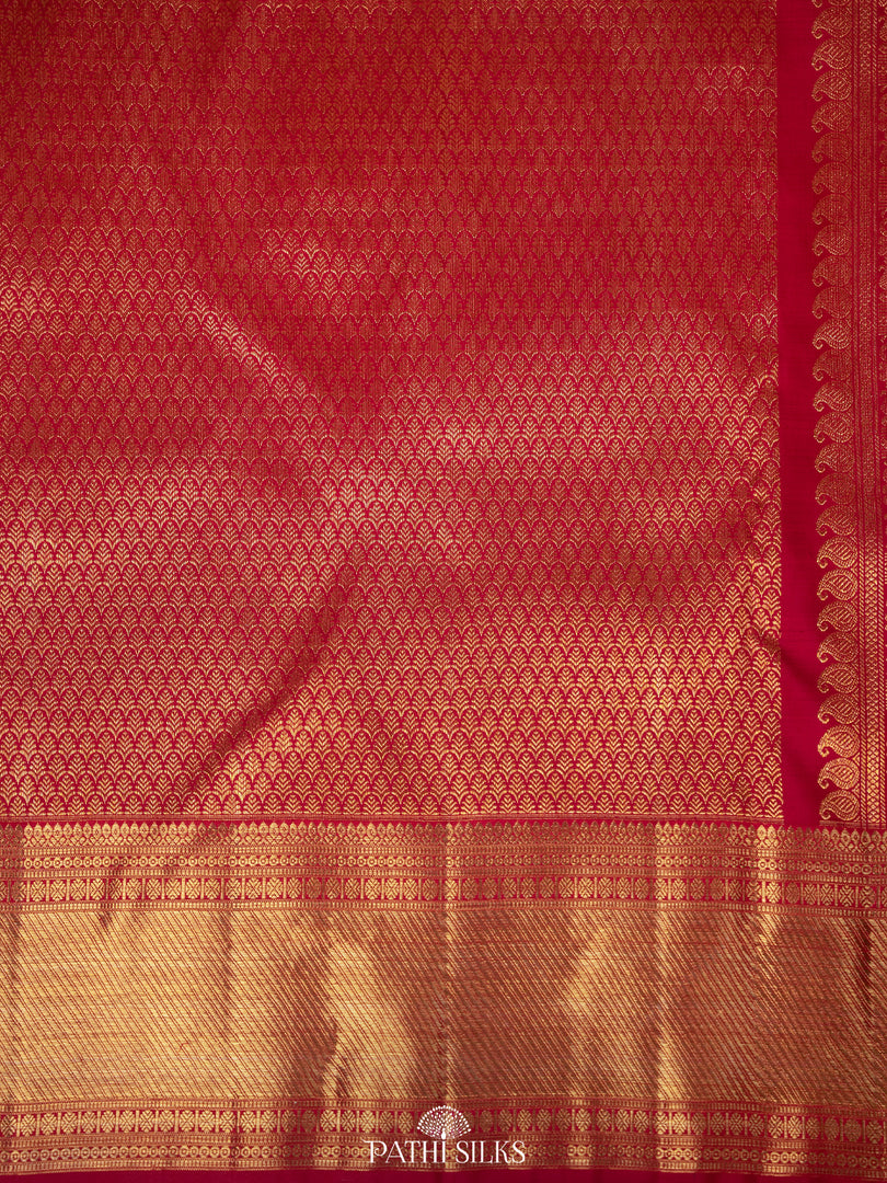 Red Kanjivaram Silk Saree