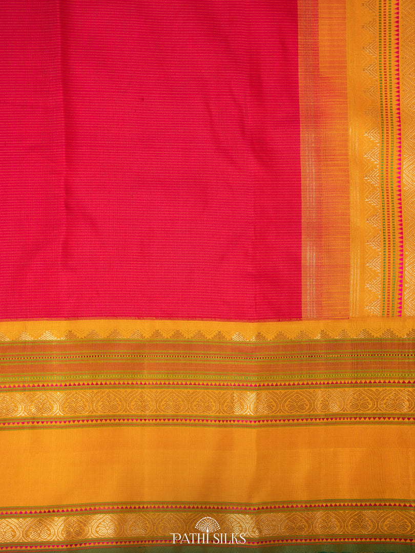 Pink Kanjivaram Silk Saee