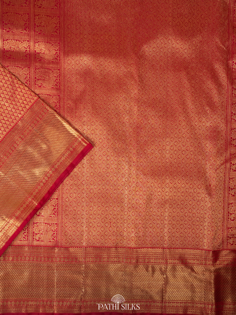 Red Kanjivaram Silk Saree