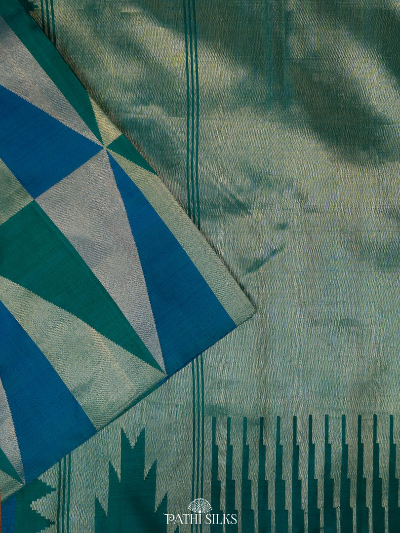 Off white Kora Kanjivaram Saree