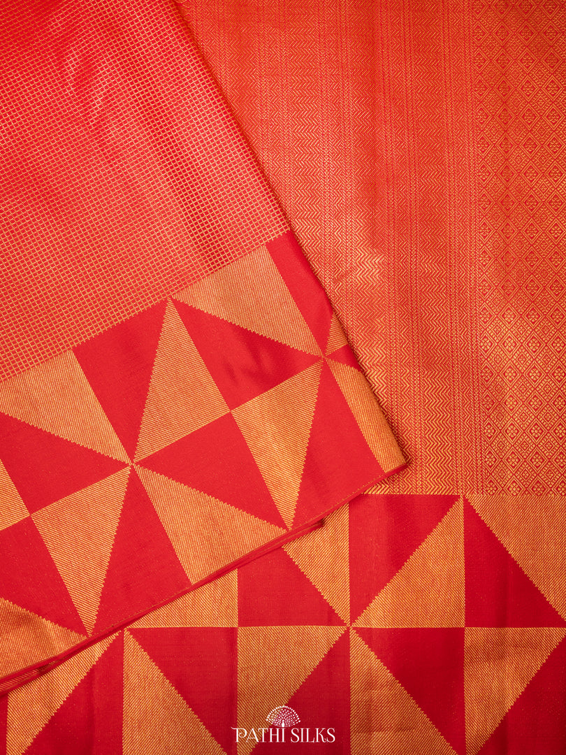 Red Kanjivaram Silk Saree