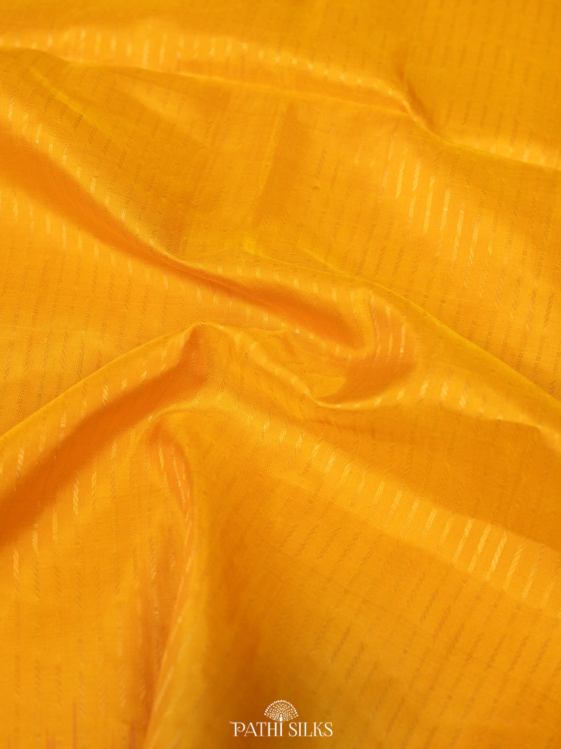 Yellow and wine Soft Silk saree