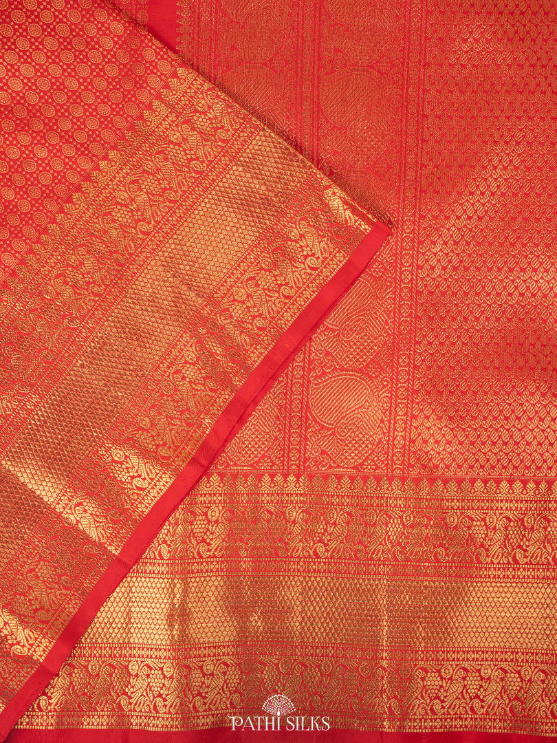 Red Kanjivaram Silk Saree