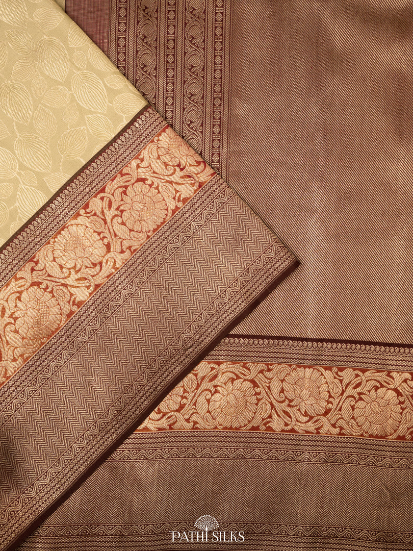 Pista green Kanjivaram Silk Saree