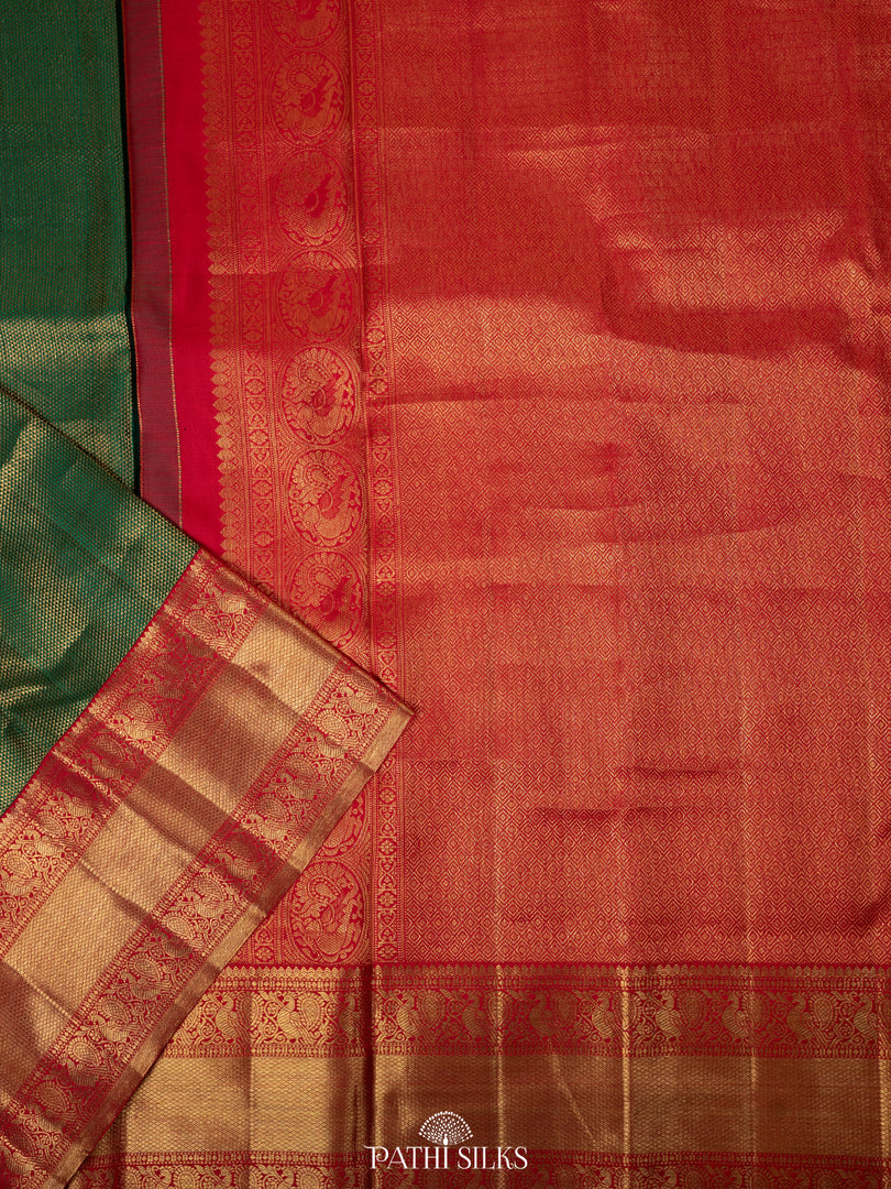 Green Kanjivaram Silk Saree