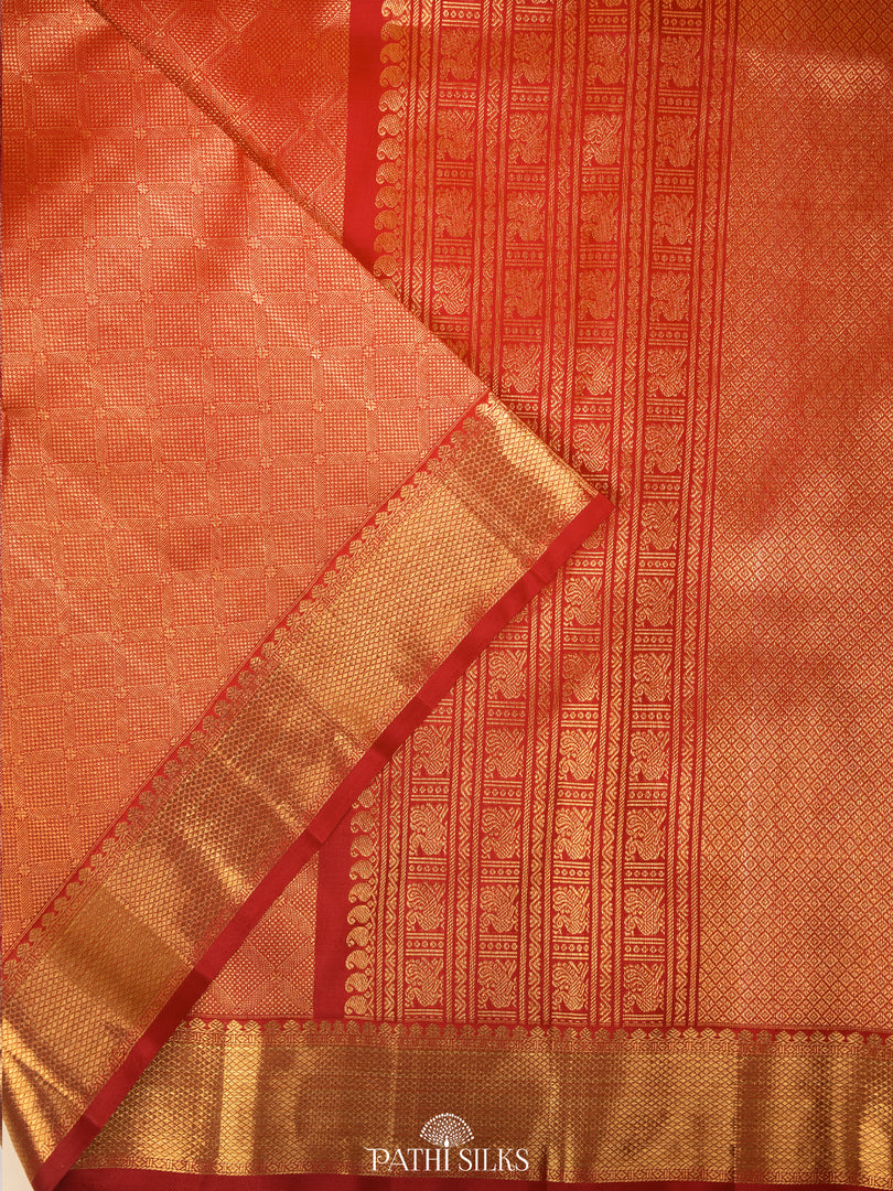 Red Kanjivaram Silk Saree