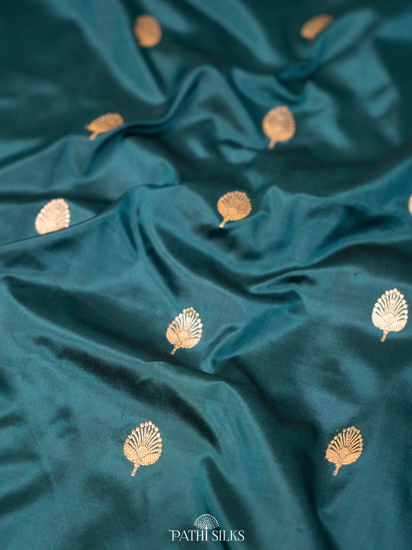 Green banasari silk saree