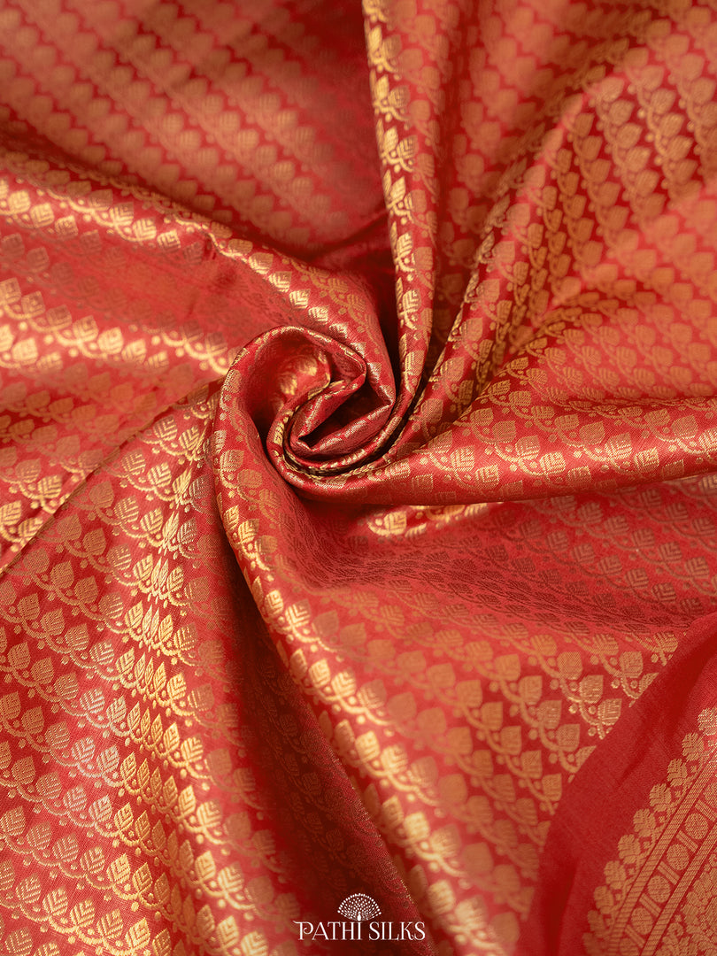 Mustard Kanjivaram Silk Saree