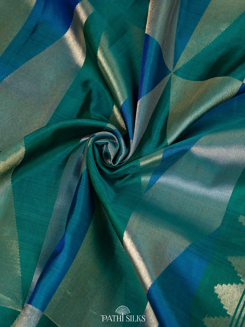 Off white Kora Kanjivaram Saree