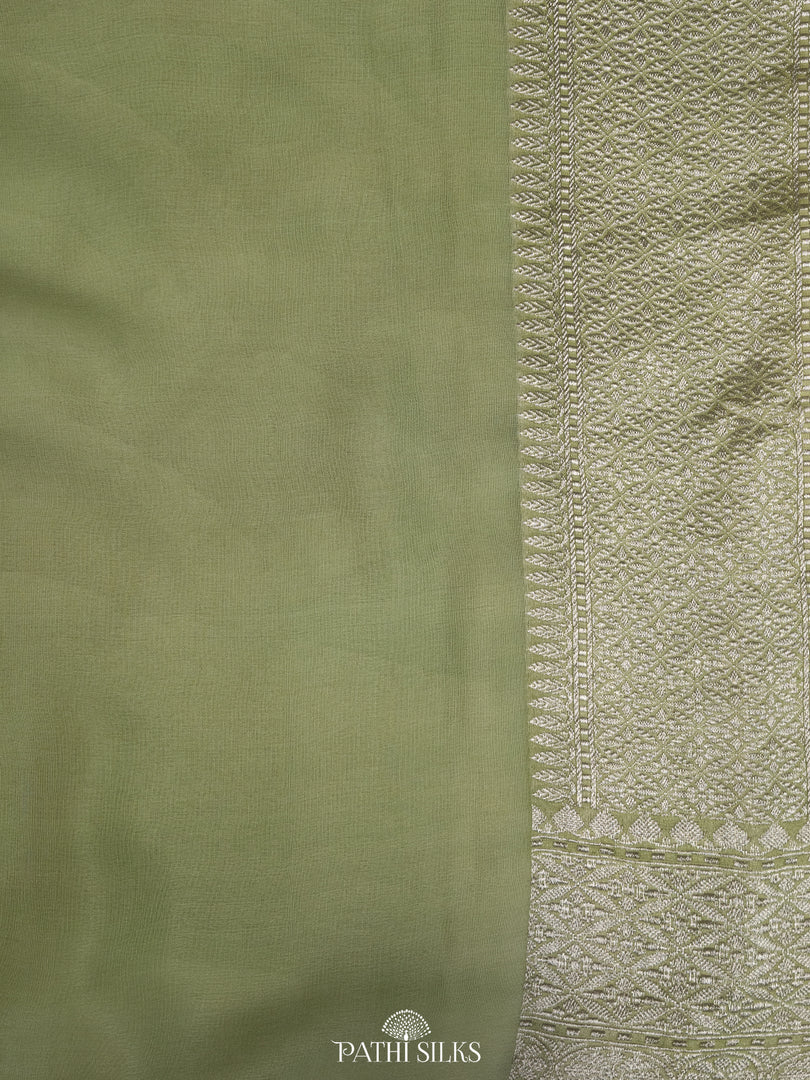 Pastel Rangkat Georgette saree