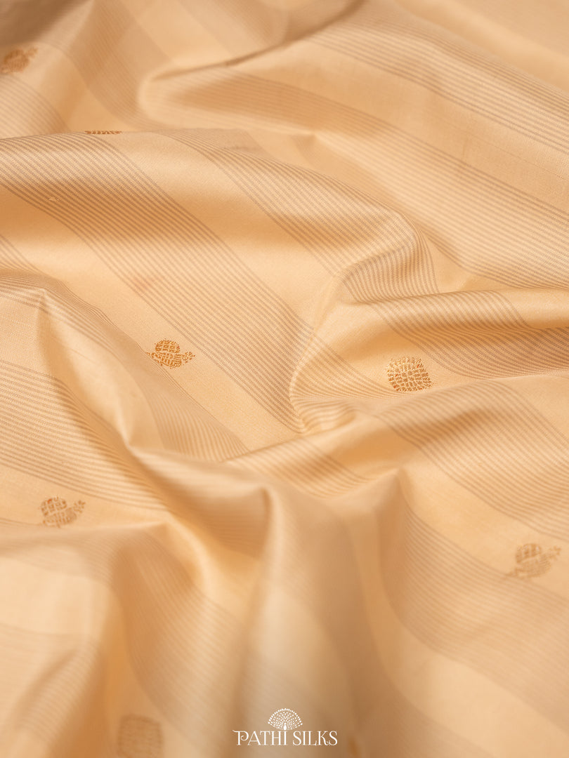 Off white Kanjivaram Silk Saree