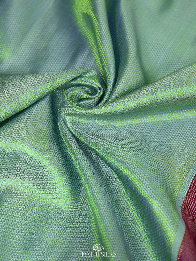 Pastel Blue Kanjivaram Silk Saree