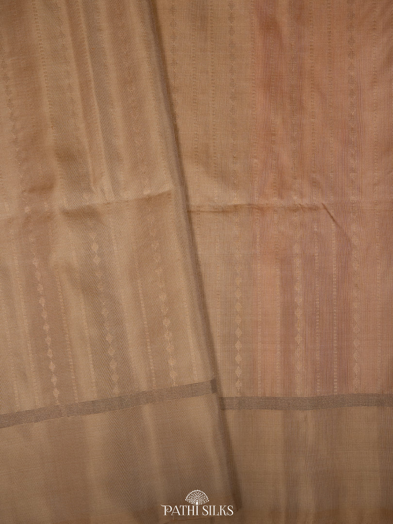 Sunrise orange Soft Silk saree