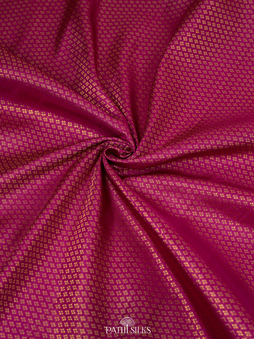 Peach Kanjivaram Silk Saree