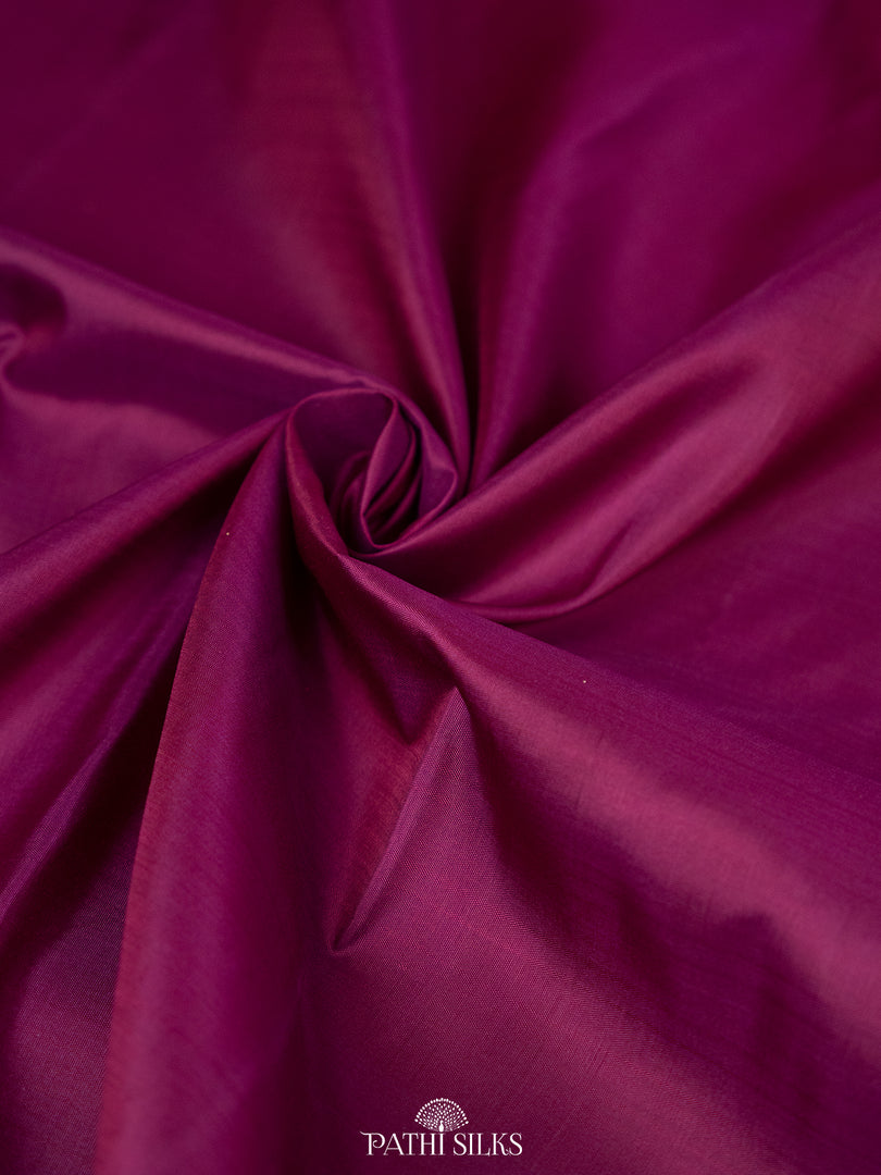 Purple Kanjivaram Silk Saree