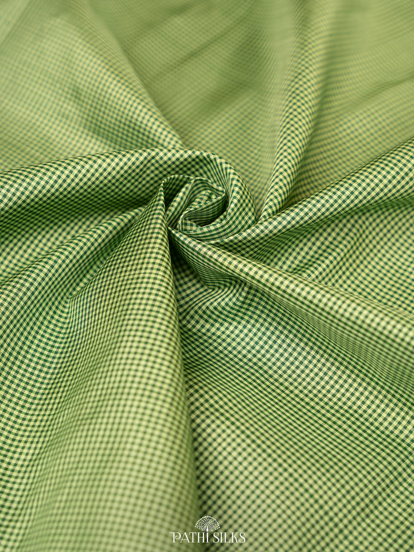 Mint Green Kanjivaram silk saree